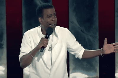Confirmação do bem-estar de Chris Rock
