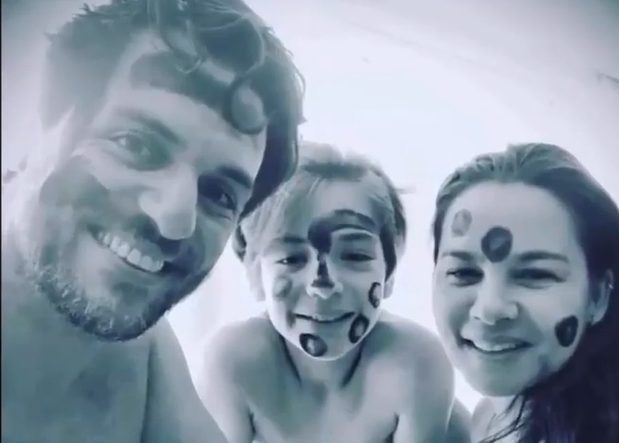 Um vislumbre da vida familiar
