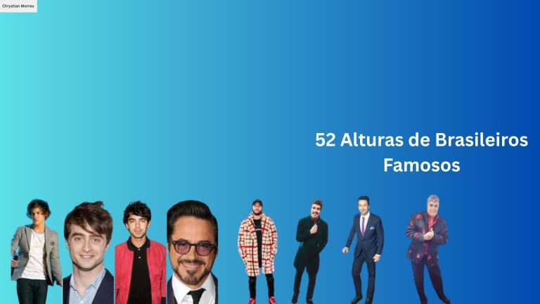 52 Alturas de Brasileiros Famosos